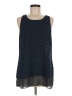 CAbi 100% Polyester Blue Sleeveless Blouse Size M - photo 1
