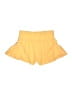 FP Movement 100% Polyester Solid Yellow Shorts Size S - photo 2
