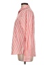 Lands' End 100% Cotton Stripes Orange Long Sleeve Button-Down Shirt Size 12 - photo 5