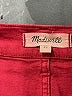 Madewell Solid Red Denim Shorts Size 23 waist - photo 3