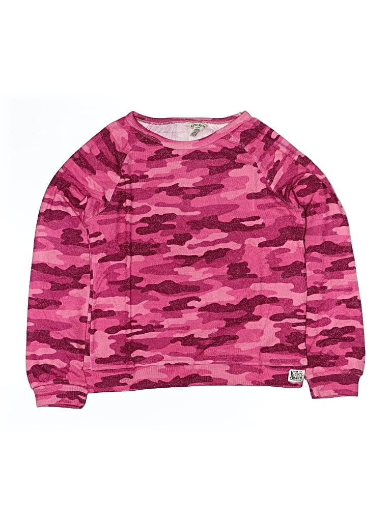 Pre-owned Lucky Brand Kids' Sweatshirt In Pink