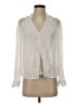 Free People Ivory Long Sleeve Blouse Size S - photo 1