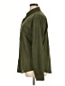 Unbranded 100% Polyester Solid Green Long Sleeve Blouse Size XL - photo 5