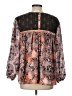 Ivy Jane Animal Print Floral Pink 3/4 Sleeve Blouse Size L - photo 2