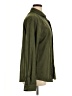 Unbranded 100% Polyester Solid Green Long Sleeve Blouse Size XL - photo 4