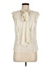 Calvin Rucker 100% Silk Ivory Blouse Size M - photo 1