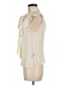 Calvin Rucker 100% Silk Ivory Blouse Size M - photo 5