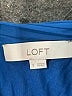 Ann Taylor LOFT 100% Polyester Blue Sleeveless Blouse Size S - photo 4