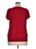 AB Studio Red Short Sleeve Top Size XL - photo 2