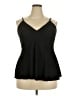 Shein Curve Black Sleeveless Blouse Size 2X - photo 1