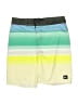 Quiksilver 100% Polyester Green Board Shorts Size 14 - photo 1