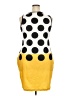 Unbranded Polka Dots Yellow Casual Dress Size 2X - photo 2