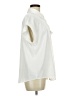 Unbranded 100% Polyester Solid Ivory Sleeveless Blouse Size M - photo 4