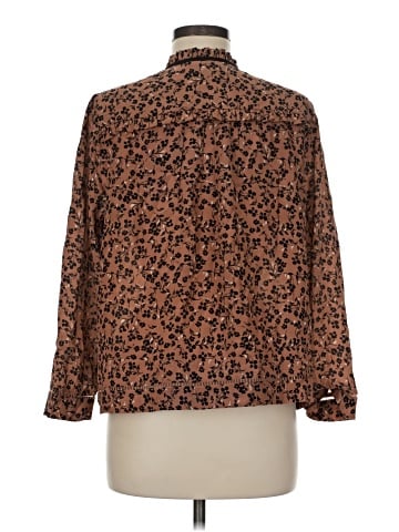 Point Sur Long Sleeve Silk Top (view 2)