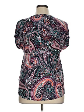 Dana Buchman Short Sleeve Blouse (view 2)