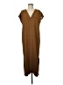 prologue 100% Polyester Solid Brown Casual Dress Size M - photo 1
