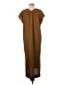 prologue 100% Polyester Solid Brown Casual Dress Size M - photo 2