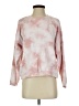 Time and Tru 100% Cotton Tie-dye Pink Pullover Sweater Size S - photo 1