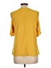 89th & Madison Yellow Short Sleeve Top Size L - photo 2