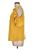 89th & Madison Yellow Short Sleeve Top Size L - photo 5