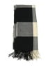 Unbranded Plaid Gray Black Scarf One size - photo 2