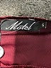 Motel Metallic Burgundy Jumpsuit Size S - photo 4