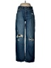 Universal Thread Hearts Blue Jeans Size 4 - photo 1