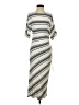 Max Studio Stripes Ivory White Casual Dress Size S - photo 1
