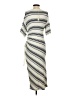 Max Studio Stripes Ivory White Casual Dress Size S - photo 2