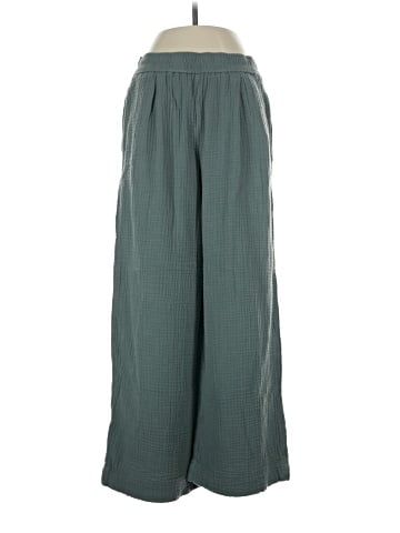 Madewell The Untailored Wide-Leg Crop Pant in Lightspun (view 1)