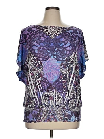 AB Studio Short Sleeve Blouse (view 1)