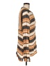 BKE 100% Rayon Stripes Orange Long Sleeve Blouse Size M - photo 4