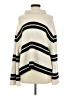 H&M Stripes Ivory Turtleneck Sweater Size S - photo 1