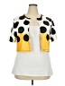 Unbranded 100% Polyester Polka Dots Yellow Kimono Size 2X - photo 1