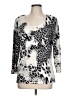 Choices Animal Print Silver Cardigan Size L - photo 1