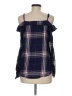 Harper 100% Rayon Blue Sleeveless Blouse Size M - photo 2