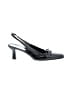 Via Spiga 100% Leather Black Heels Size 8 1/2 - photo 1