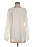 CAbi 100% Polyester Ivory White Long Sleeve Blouse Size S - photo 1