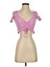 Zara Pink Short Sleeve Top Size S - photo 1