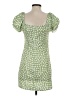 Shein 100% Polyester Green Short Sleeve Blouse Size 4 - photo 2