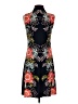 MSK Print Black Cocktail Dress Size S - photo 2