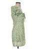 Shein 100% Polyester Green Short Sleeve Blouse Size 4 - photo 4