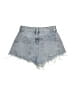 rise 100% Cotton Blue Denim Shorts Size 00 - photo 2