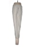 Oysho Solid Gray Casual Pants Size L - photo 4