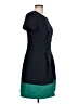 Elle Color Block Teal Casual Dress Size L - photo 4