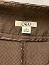 Cato Chevron-herringbone Brown Shorts Size 12 - photo 3