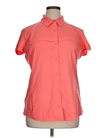 Magellan Outdoors Short Sleeve Blouse (view 1)