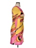 White Mark Graphic Yellow Cocktail Dress Size XL - photo 4