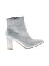 Forever Silver Ankle Boots Size 7 - photo 1