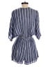 Kori America 100% Viscose Stripes Blue Romper Size S - photo 2
